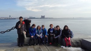 At Boston Harbor, where the Tea Party took place