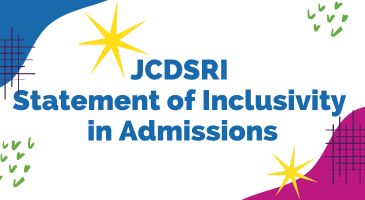 JCDSRI Statement of Inclusivity in Admissions